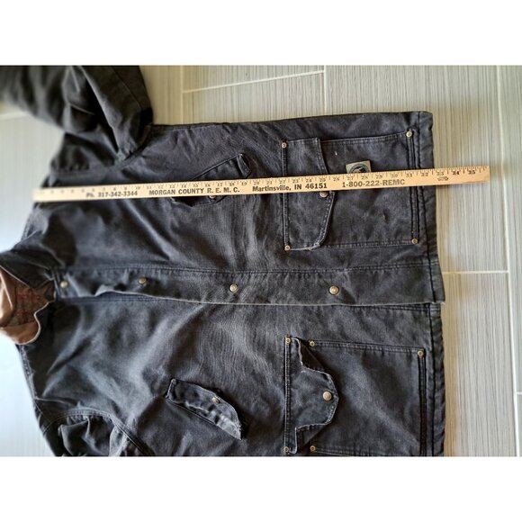 Vintage Berne XLT Barn Coat Chore BercoWear Mens Canvas Jacket Blanket Lined - Picture 8 of 9